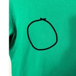 Karen Scott Vintage Green Turtleneck Top Embroidered Christmas Stockings Size L Photo 2