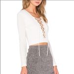 NBD Survive Lace Up Crop Top Photo 1