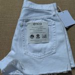 Ética Fern High Rise Vintage White Distressed Denim Shorts Size 27 Photo 8