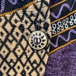 Indigo Moon Boho Patchwork Jacket. Size Medium. Yellow Photo 1