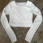 Lululemon  Athletica White Fitted Long Sleeve Bodysuit Photo 1