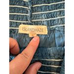 Womens S Red White Blue Tie Dye Smocked Waist Flare Leg Boho Flowy Beach Pants Size L Photo 1