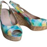 Stuart Weitzman 
Jean Patent Leather Slingback Wedge Sandals Photo 8