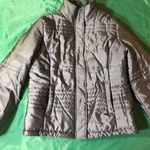 New York And Company Women’s Silver Lightweight Puffer Coat Size M Photo 0