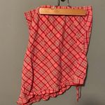 Y2K Plaid Ruched Skirt Photo 3