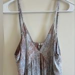 Japna Goa Beachwear by Japan Dress with Side Slits Color Gray Multi Size M Photo 1