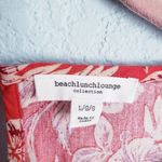 BeachLunchLounge  Red Floral Bohemian Tassle Long Sleeve Dress Photo 5