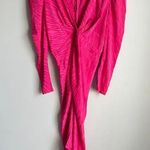 RONNY KOBO Astrid Zebra Print Midi Dress, Pink Size L Photo 2