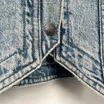 Harley Davidson Vintage Embroidered Logo Zip Up Denim Jacket Jean Trucker 90's Photo 9