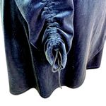 Urban Outfitters Velver Wrap Romper Blue Party Holiday Size S Photo 6