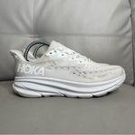 Hoka Clifton 9 White Athletic Running Shoes Sneakers Women’s Size 9.5 Photo 1