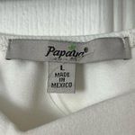 Papaya  Embellished Cutout Long Sleeve Top - Size L Photo 1