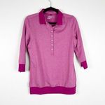 Nike  3/4 Sleeve Golf Polo Sz M‎ Photo 0