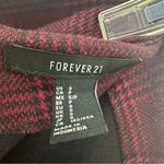 Forever 21  High Waist Plaid Shorts Zipper Small Red Photo 7