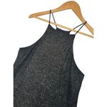 NBD  Womens Dress Small Black Metallic Glitter Halter Mini Strappy Party Cocktail Photo 6