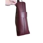 Alexander McQueen  NWT T-Bar Sling Leather Tote in Cranberry Photo 6
