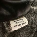 White House | Black Market WHBM Grey Wool Blend Hooded Snap Button Poncho Cape S/M Photo 9