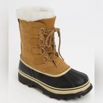 Sorel  Caribou WP Waterproof Boot in Buff Tan Black Size 6 Photo 9