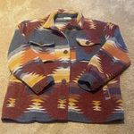 JODIFL  Aztec South Western Blanket Shacket SMALL Photo 0