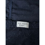 Gilly Hicks Hollister  Sydney Lace Bralette Black Ribbed Y2K Goth Coquette S Photo 5