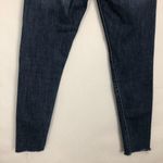 Levi's Strauss Womens 25 Wedgie Button Fly Skinny Raw Hem High Rise Dark Wash Photo 8