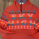 BDG Urban Outfitters Red Sky High Cropped Sweater Retro Rainbow Size XS Photo 2