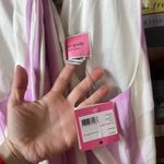 Kate Spade Size 14 Gingham Organza Halter Dress Lilac Zip Cotton Silk Fit Flare Photo 2