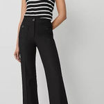 Ann Taylor NWOT  The‎ Patch Pocket Boot Pant Black Size 12 Workwear Career Wear Photo 0