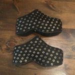 Urban Outfitters Azalea Wang Dilip Studded Clog Grommet Platform Chunky Shoes Black Size 9 Photo 7