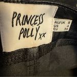 Princess Polly  faux leather biker moto pants womens size US 4 black Photo 6