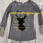 Color Bear Gray Deer with Gold Arrows Shirt. Size Small. EUC Photo 5