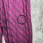 Free People  Jumpsuit Small S Magenta Purple Smocked Wide Leg Boho Gypsy Festival Photo 4