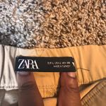 ZARA  Khaki Shorts High Waist Utility Pockets‎ Casual Summer Large Photo 1