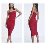 Club L  London ruched bodycon blush pink mini dress Photo 2