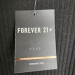 Forever 21  Plus Bodysuit Ribbed Black Knit Puff Long Sleeve NWT Size 2X Photo 5