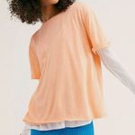 Free People We The Free Peach Cassidy Tee Photo 0