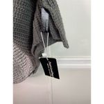 Justin & Taylor Chunky Knit Poncho Sweater Womens One Size Funnel Neck Relax Fit Brown Photo 4