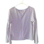 Madewell Striped Flared Long Sleeve Shirt Womens Size XS Simple Basic Lounge Photo 2