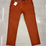 Brunello Cucinelli  Chestnut Dyed Cotton Five Pocket Skinny Jeans Photo 4