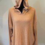 Como vintage  Tan hooded shirt large Photo 0