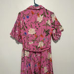 Abbey Glass NWOT‎ Button Front Charlotte Gown in Pink Tossed Floral Size XS Photo 8