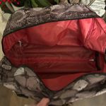 Kathy Van Zeeland  Rolling Overnight Bag w/pullout handle Gray/Black Python Print Photo 4