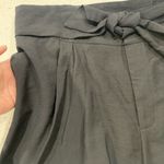 Gilli Size 0X Shorts High Rise Pleated Waist Tie Black Dress Pockets Women’s NEW Photo 1