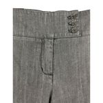 New York Co Battery Park Stretch Trouser Gray Wide Leg Uptown Rise 16 Denim NWT Photo 4