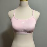 Adidas  Aeroreact Training Light Support Bra | Size: M | Light Pink Photo 2