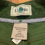 LL Bean Corduroy Pants Jeans Curvy Fit 6P Pea Green Photo 6
