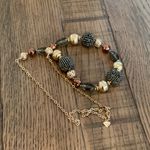 Cookie Lee  Gold and Black Beaded Necklace Photo 4