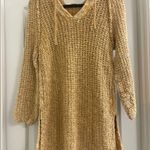 Free People Women’s Underground Knit Crochet Oversized Hoodie Dress Size XS Photo 4