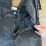 Free People A Line Wide Leg Cropped Plunging V Neck Denim Overalls - Sz 8 π§‘π Photo 10