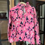Lilly Pulitzer Zip up Jacket Skipper Popover Flamingo print Resortwear active Photo 0